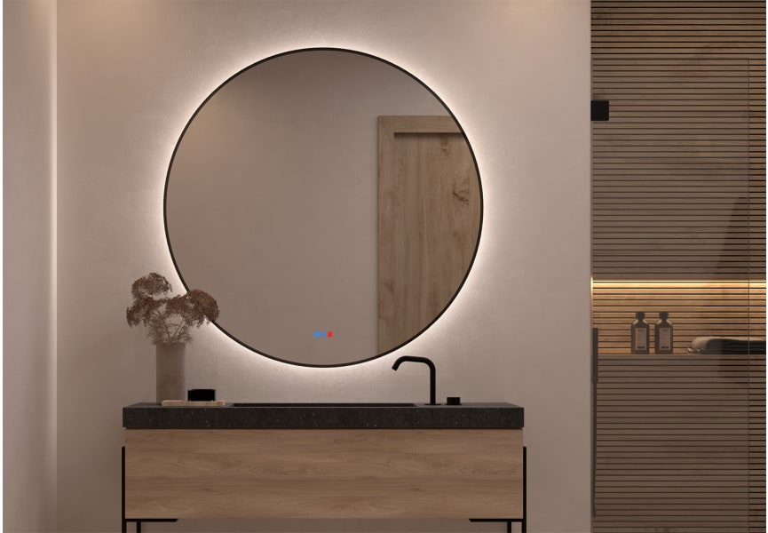 Espejo de baño con luz led Atria Bruntec principal 1