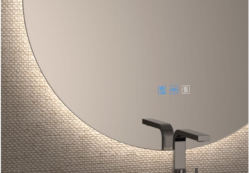 Espejo de baño con luz led Atria Bruntec detalle 10