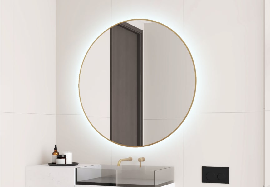 Espejo de baño con luz led Atria Bruntec principal 1