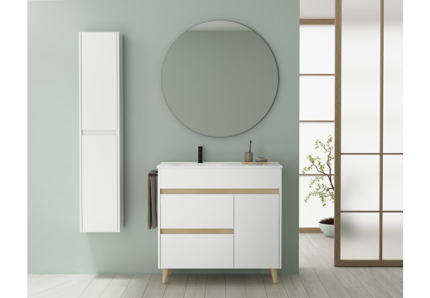  Muebles De Baño Blanco Brillo