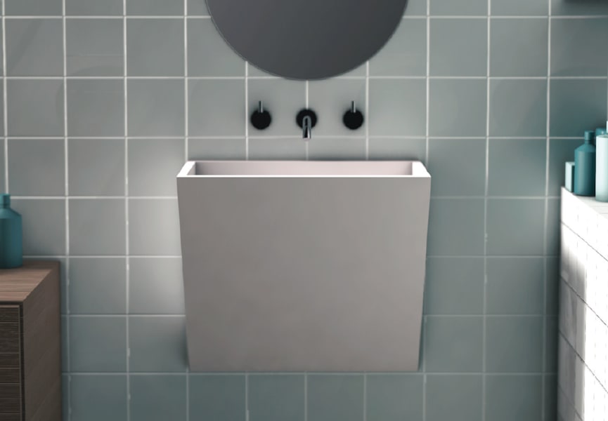 Lavabo suspendido Suton Art and Bath detalle 1