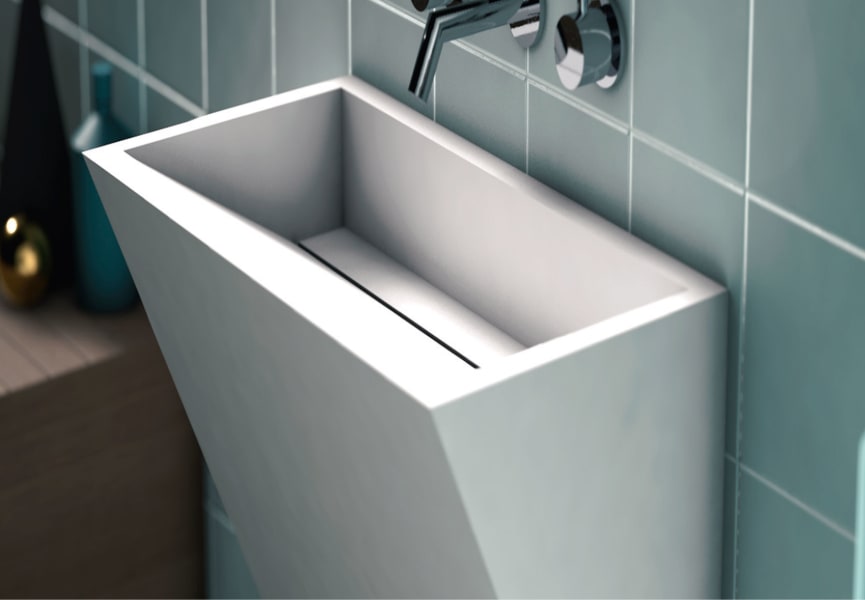 Lavabo suspendido Suton Art and Bath detalle 2