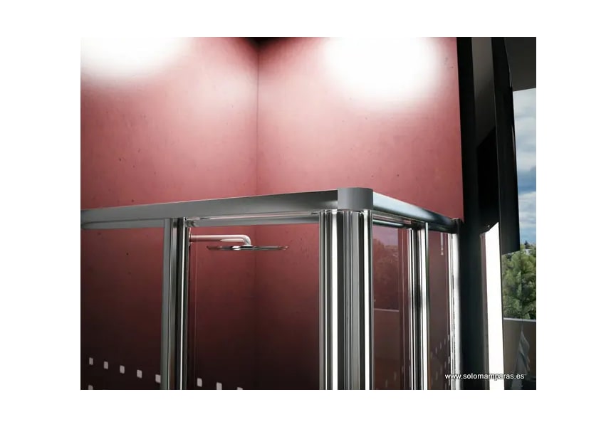 Mampara de ducha a medida Sintra Bruntec detalle 4
