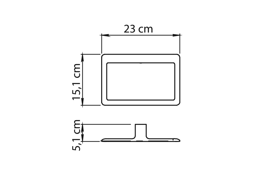 Conjunto de accesorios de baño Pirenei Gedy croquis 16