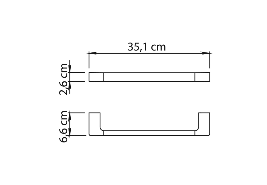 Conjunto de accesorios de baño Pirenei Gedy croquis 13