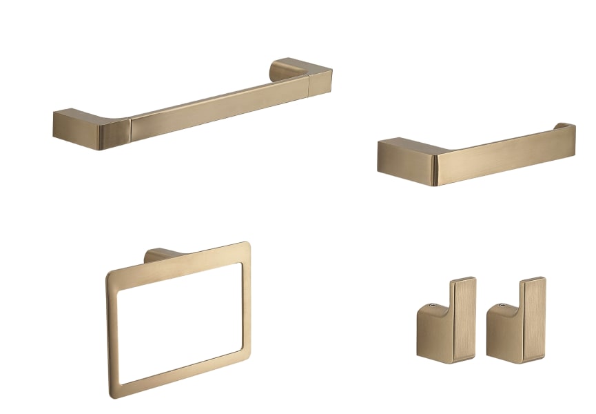 Conjunto de accesorios de baño Pirenei Gedy principal 5