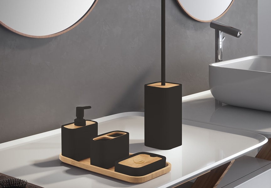 Conjunto de accesorios de baño Ninfea Gedy ambiente 12