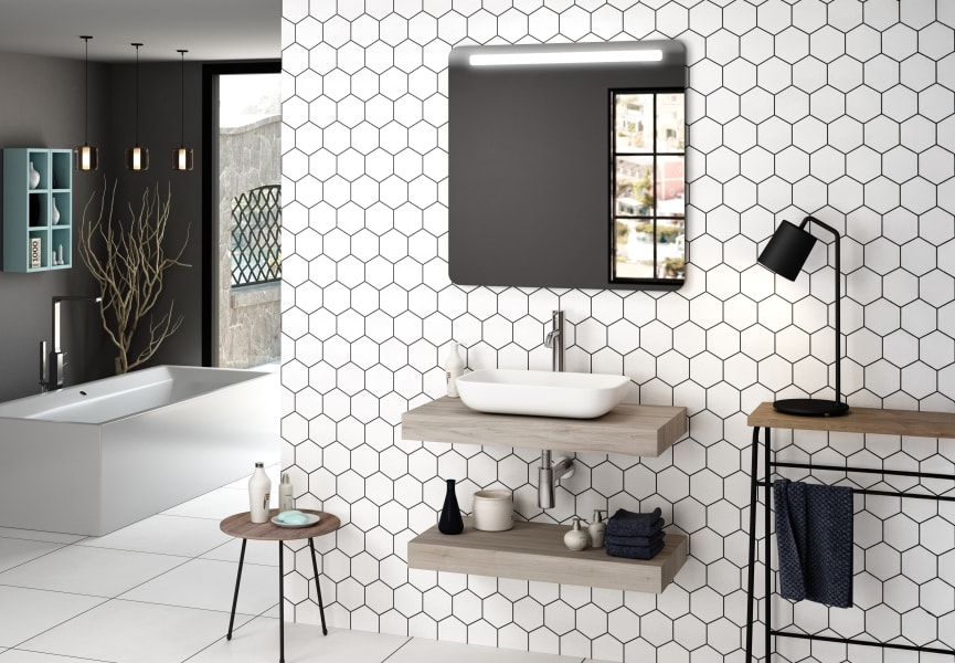 Conjunto mueble de baño Flow Coycama principal 1