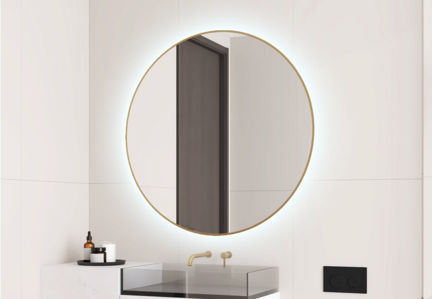 Espejo de baño con luz LED Atria Bruntec principal 1