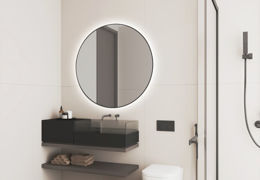 Espejo de baño con luz LED Atria Bruntec principal 3