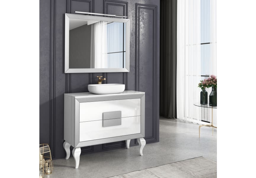 Mueble de baño con encimera de madera L-Gant Campoaras principal 0