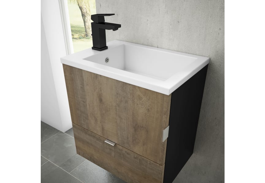 Conjunto mueble de baño fondo reducido 35 cm Petit Campoaras detalle 2