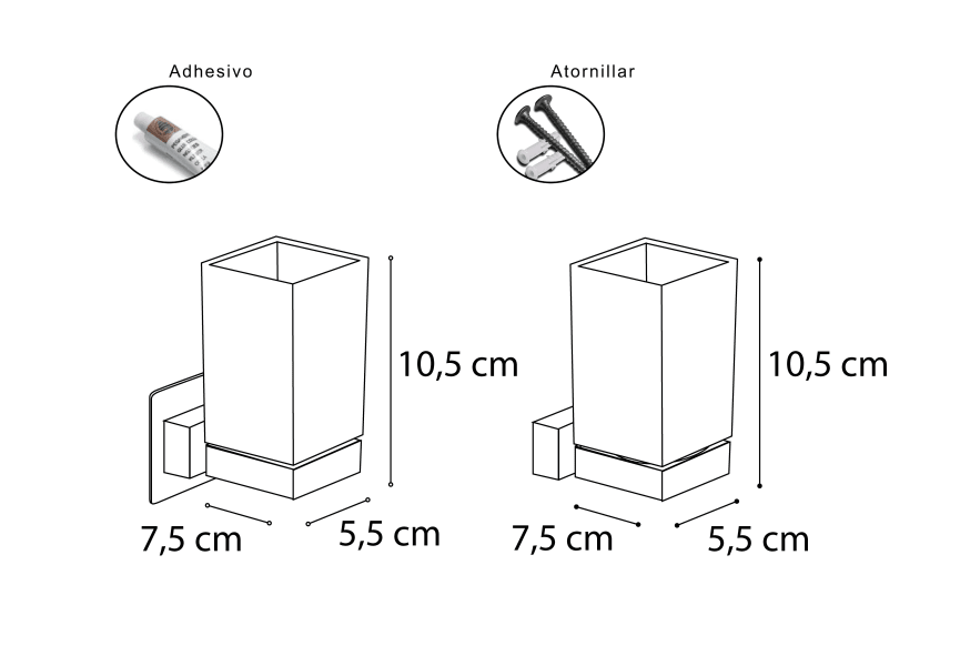 Portacepillos de baño Link/Top de Mediterranea de baño 3D 3