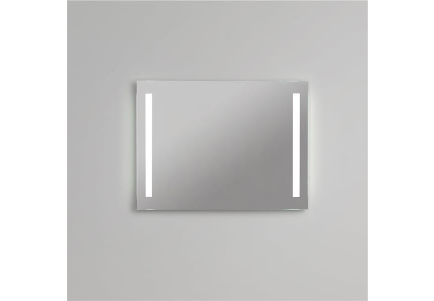 Espejo de baño SANTORINI de 120x80 cm con luz LED en marco fino