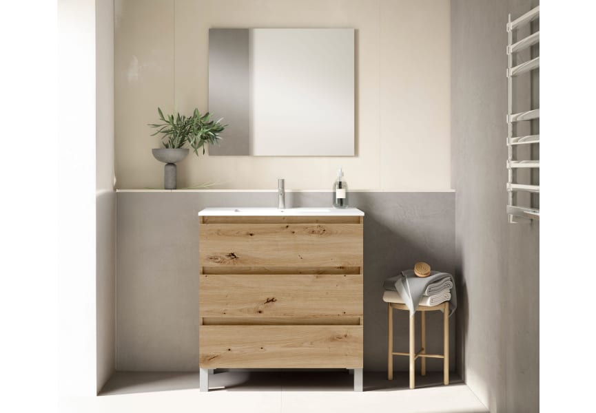 Conjunto mueble de baño fondo reducido 40 cm Nido Viso principal 0