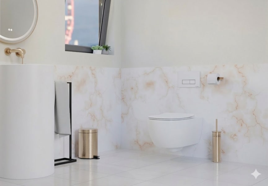 Inodoro Suspendido Lijar Fossil Natura ambiente 3