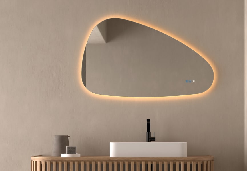 Espejo de baño con luz LED Trion Bruntec principal 2