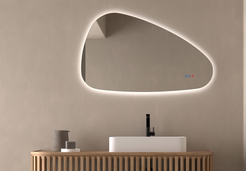 Espejo de baño con luz LED Trion Bruntec principal 1
