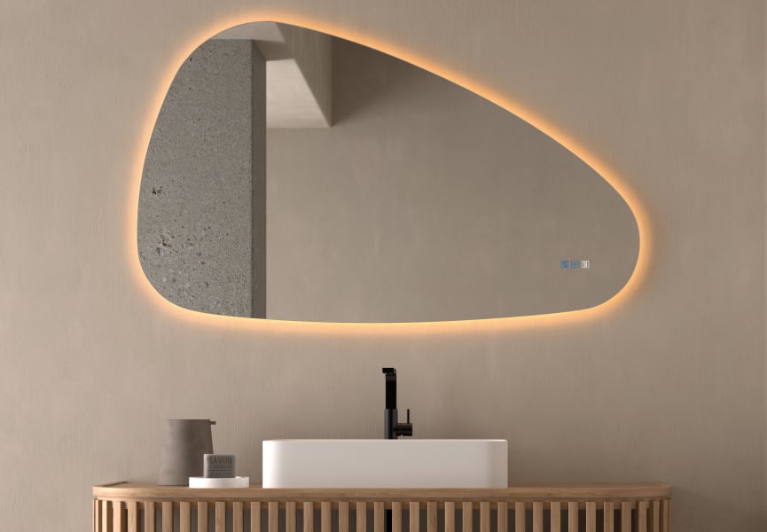 Espejo de baño con luz LED Trion Bruntec principal 3