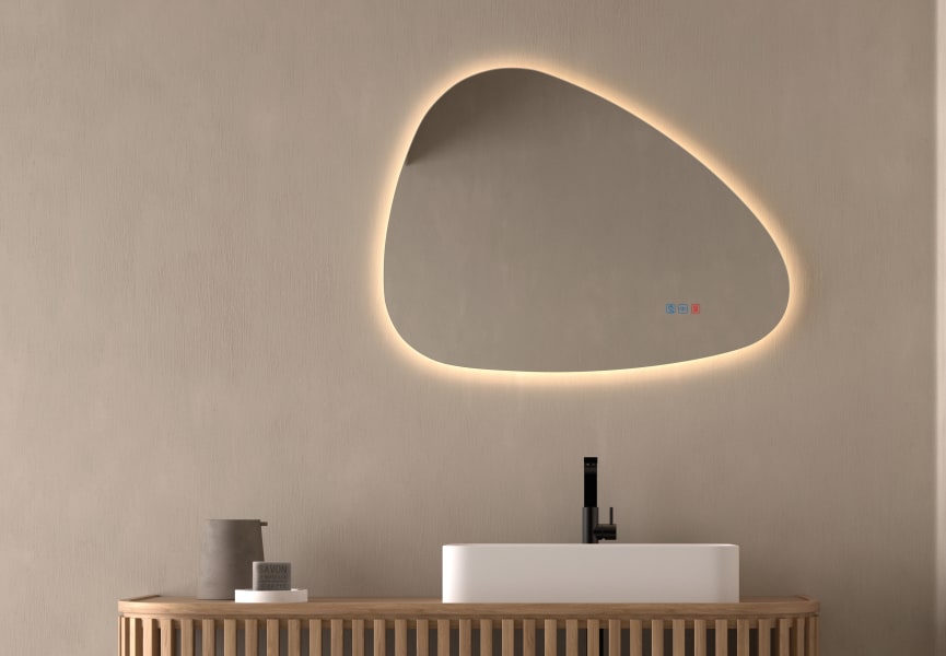 Espejo de baño con luz LED Trion Bruntec principal 0