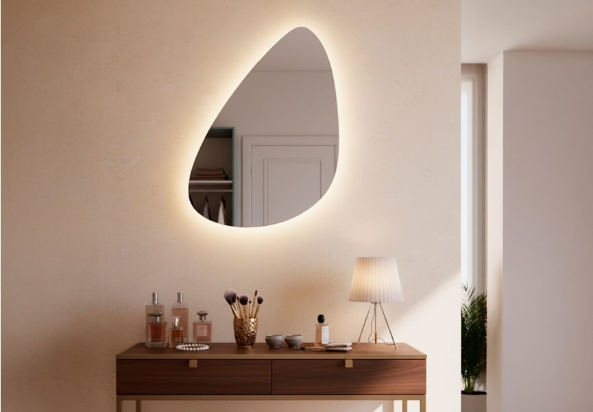 Espejo de baño con luz LED Trion Bruntec principal 0