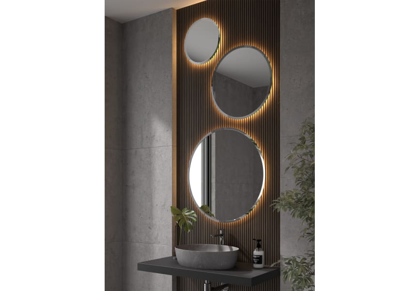 Espejo de baño con luz LED Soleil de Eurobath ambiente 2