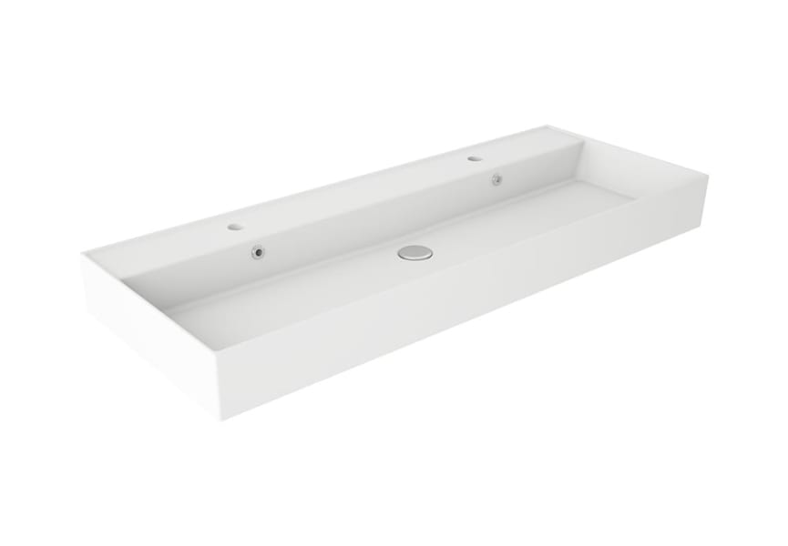 Conjunto mueble de baño con lavabo de cerámica de 12 cm de alto y cajonera Nomad Viso detalle 17