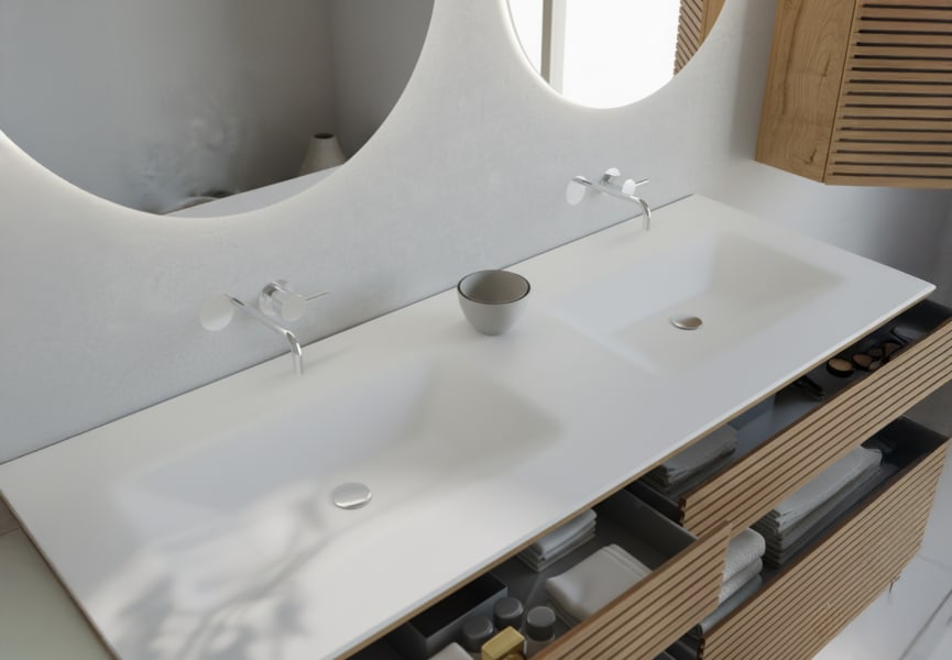 Conjunto mueble de baño Alpes 18 Bruntec detalle 8