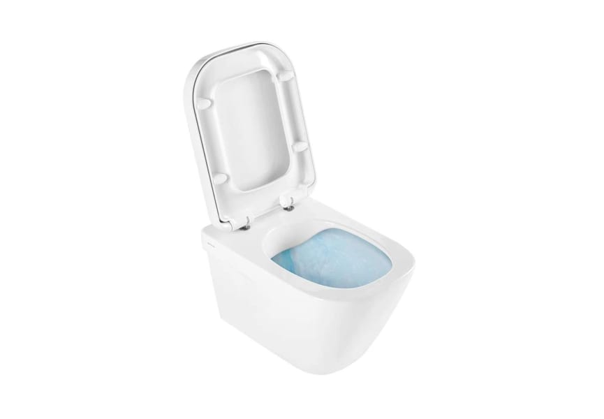 Pack inodoro suspendido + cisterna empotrada + pulsador + bide Look Unisan Sanindusa detalle 7