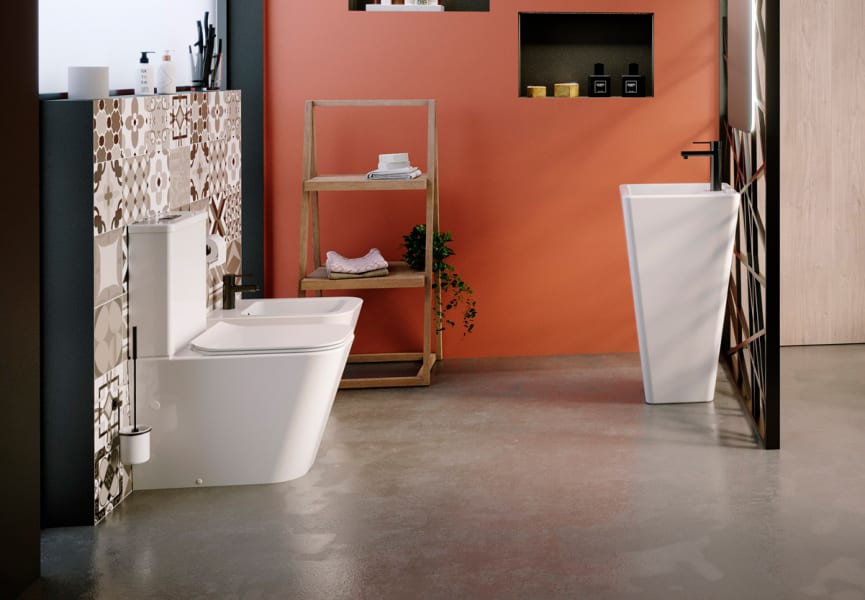 Inodoro compacto Florencia Fossil Natura ambiente 4