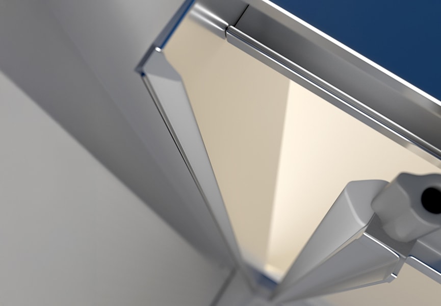 Mampara de ducha Lisboa Bruntec detalle 3