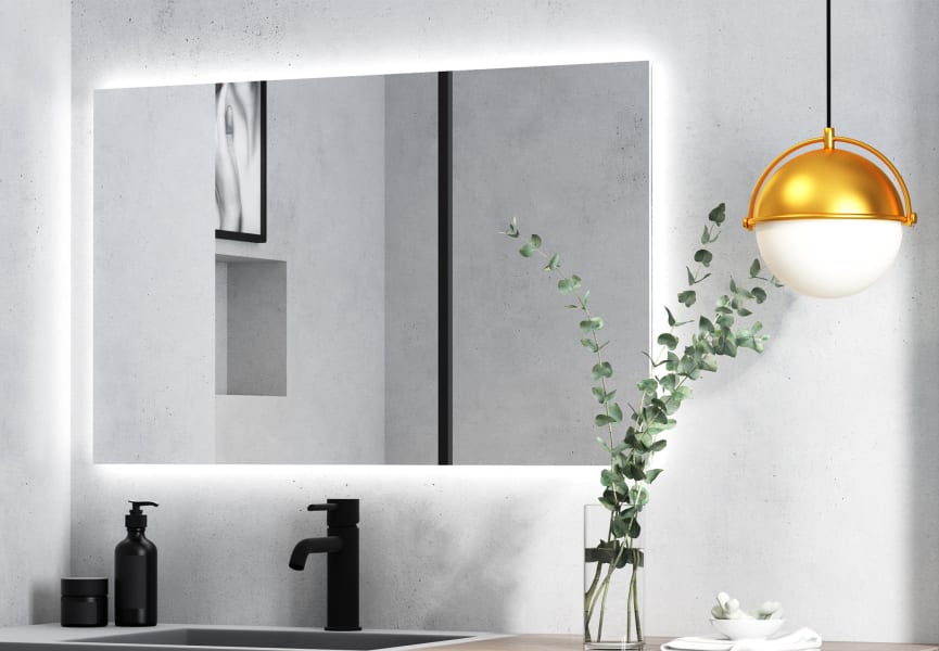 Espejo de baño con luz LED Dune Bruntec principal 0
