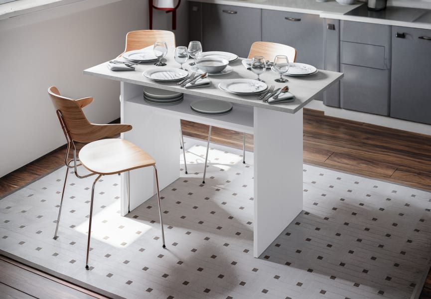 Mesa consola desplegable Tavolo Bruntec detalle 3