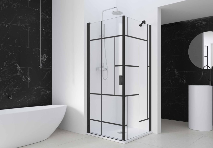 Mampara de ducha Arcoiris (AC-208) Profiltek opción 6