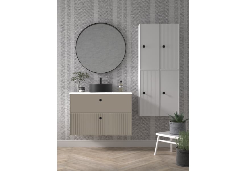 Mueble de baño con encimera de Microtec Blanca Avila Dos detalle 3