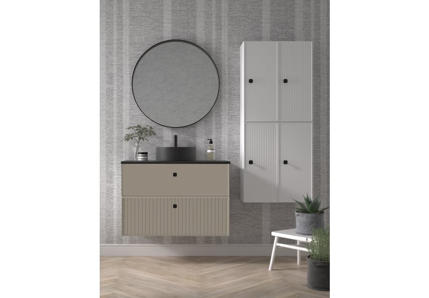 Mueble de baño con encimera de Microtec Blanca Avila Dos principal 2
