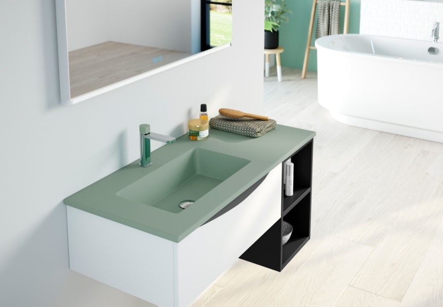 Lavabo encastrado Mara Masai Coycama ambiente 16