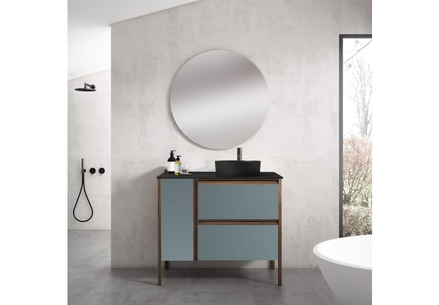 Mueble de baño con encimera HDF compatech Icon Visobath principal 2