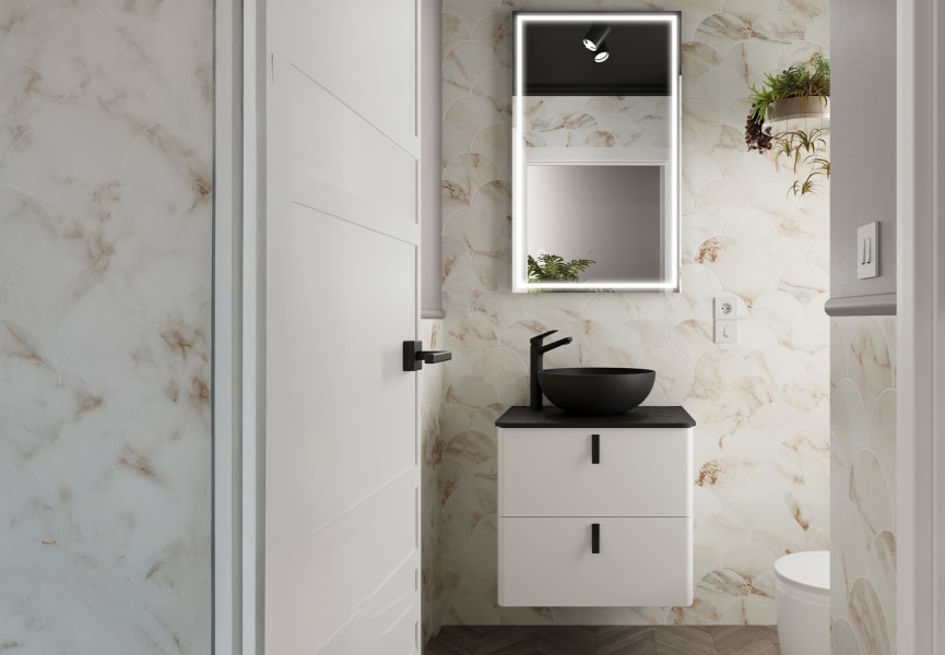 Mueble de baño con encimera Uniiq Salgar principal 2