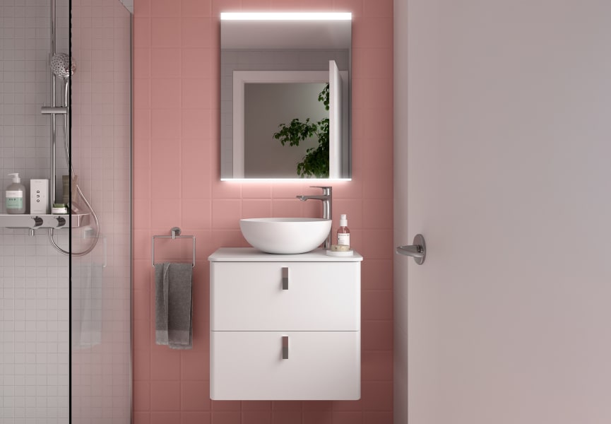 Mueble de baño con encimera Solid Surface Uniiq Salgar principal 2
