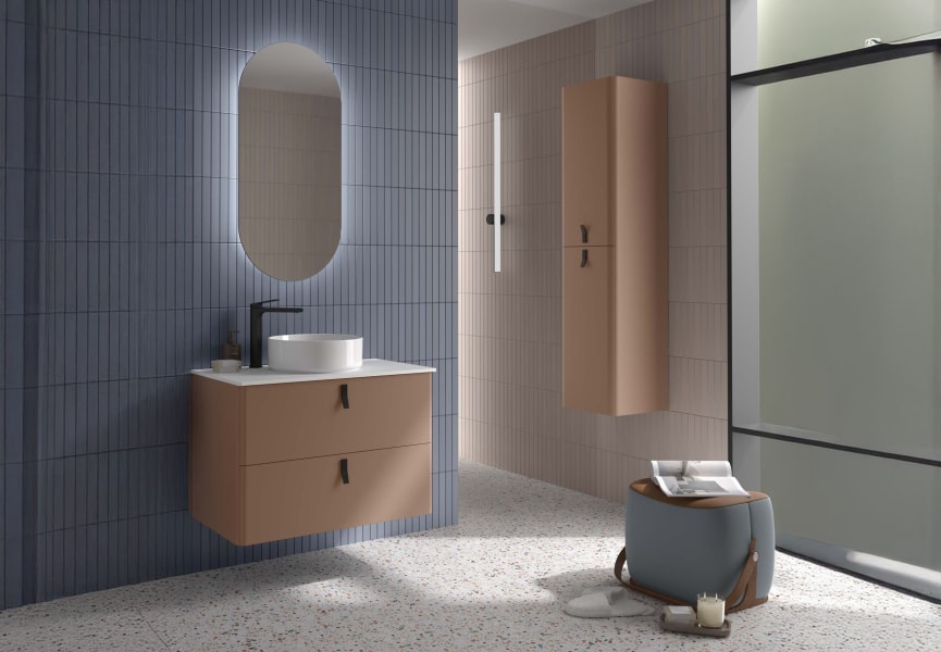 Mueble de baño con encimera Solid Surface Uniiq Salgar principal 2