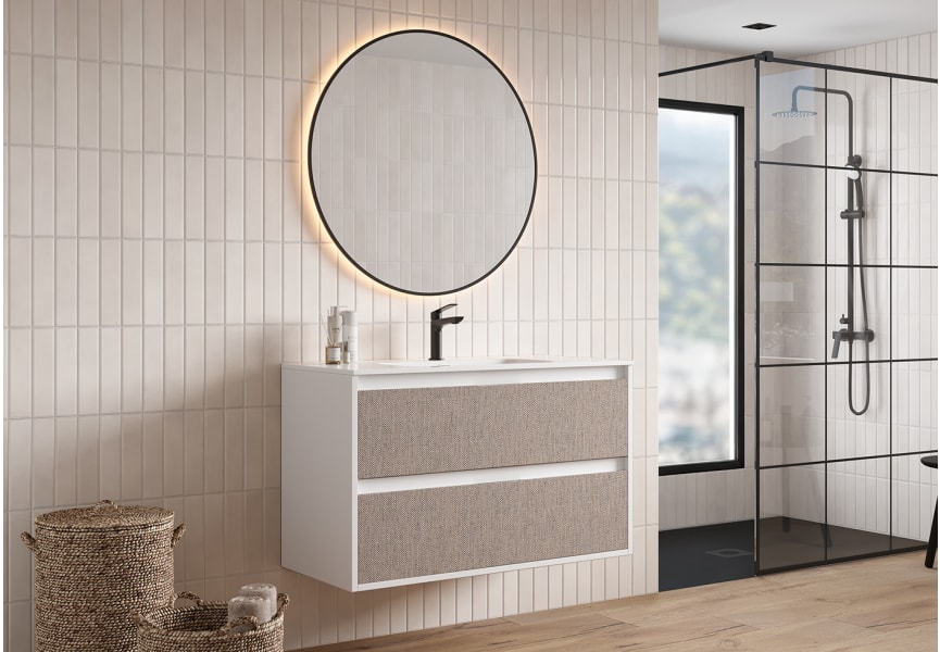 Conjunto completo de mueble de baño Zaoma Bruntec ambiente 10