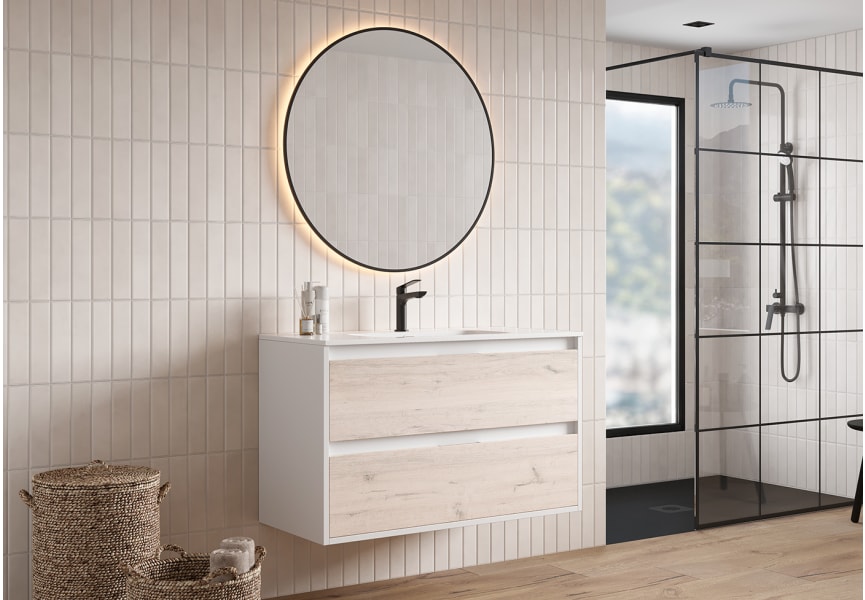 Conjunto completo de mueble de baño Zaoma Bruntec ambiente 9