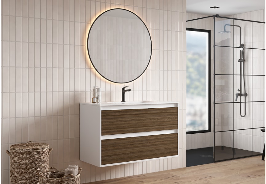 Conjunto completo de mueble de baño Zaoma Bruntec ambiente 6