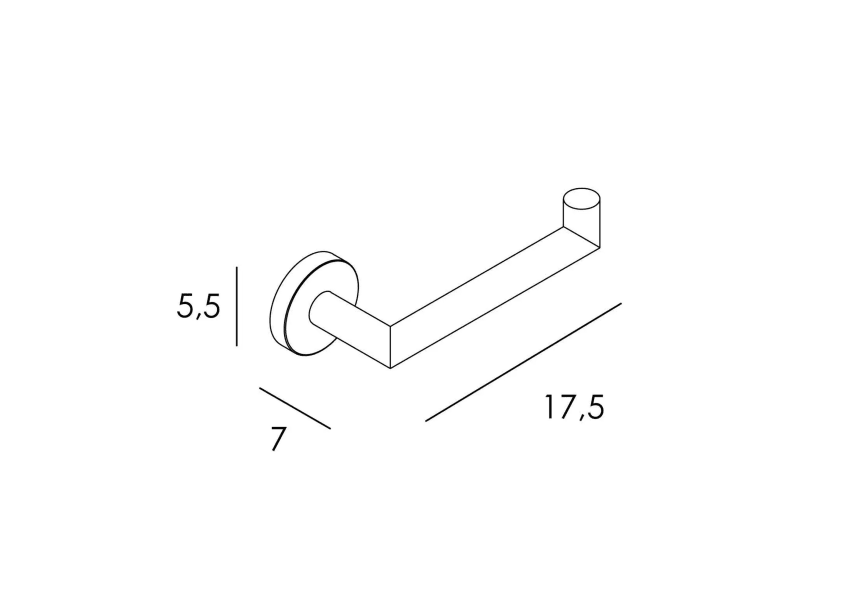 Portarrollo de baño Eco 6500 Manillons Torrent croquis 7