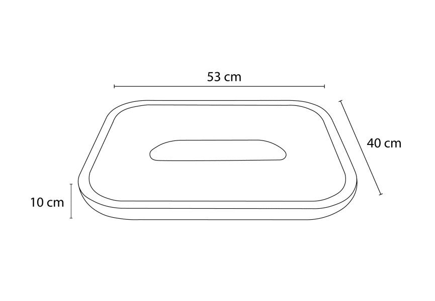 Lavabo de mármol natural River Bruntec croquis 5