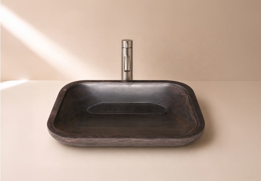 Lavabo de mármol natural River Bruntec ambiente 4