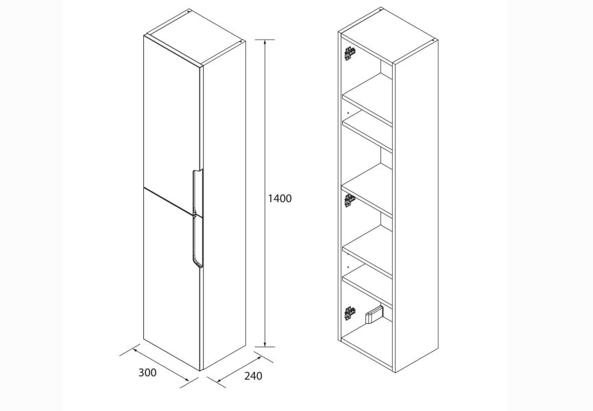 Columnas de baño Vima Salgar croquis 5