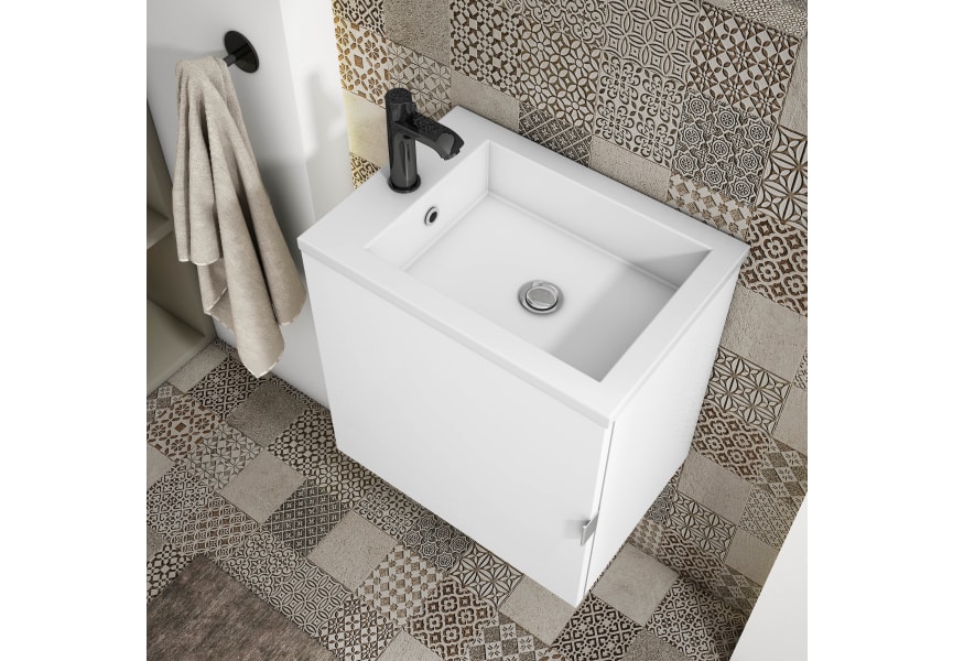 Conjunto mueble de baño fondo reducido 35 cm Petit Campoaras detalle 3