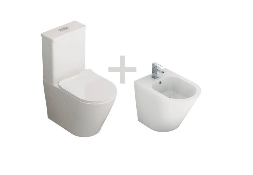 Pack inodoro compacto + bidé Bolonia Fossil Natura mate principal 0